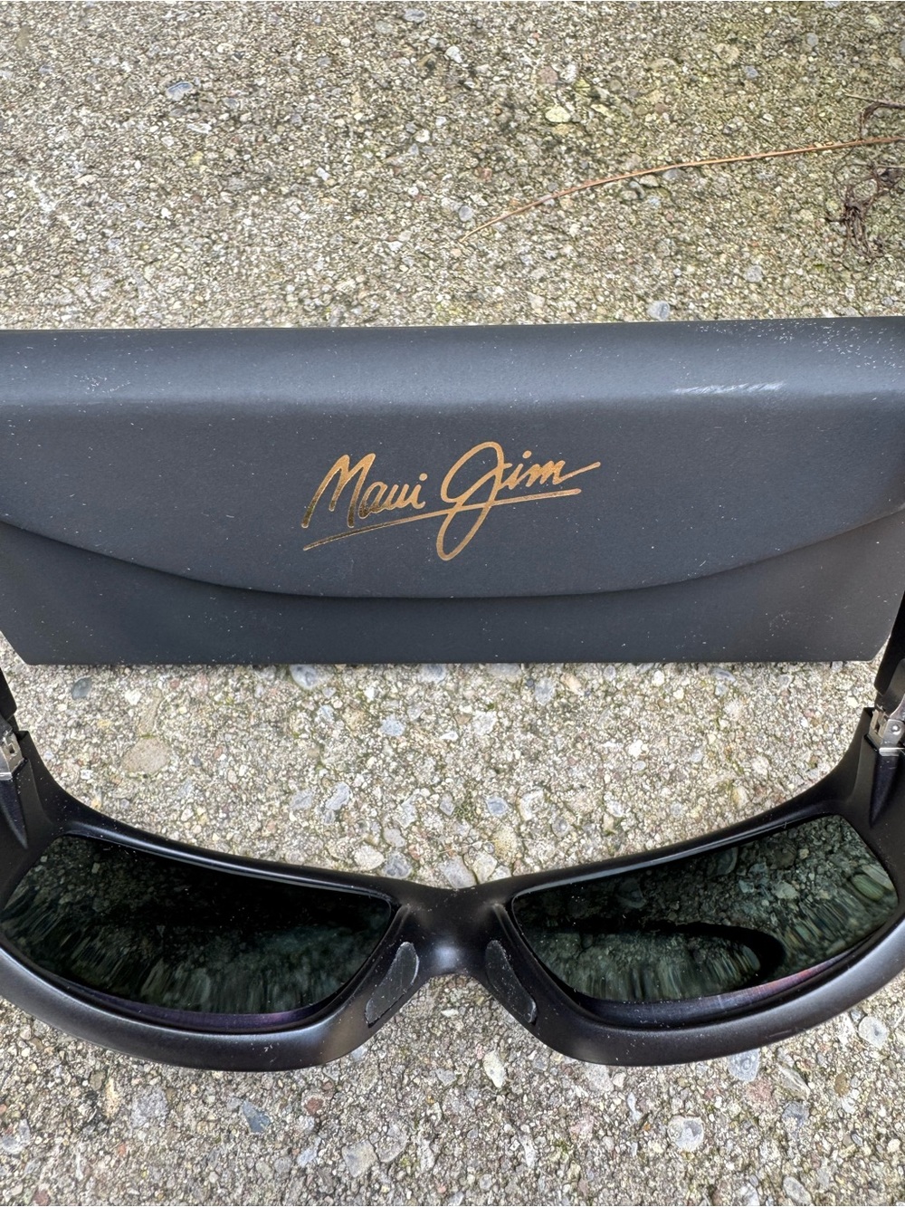 Maui Jim Black/Gray-blue Frame Sunglasses with Prescription Lenses - Picture 3 of 5